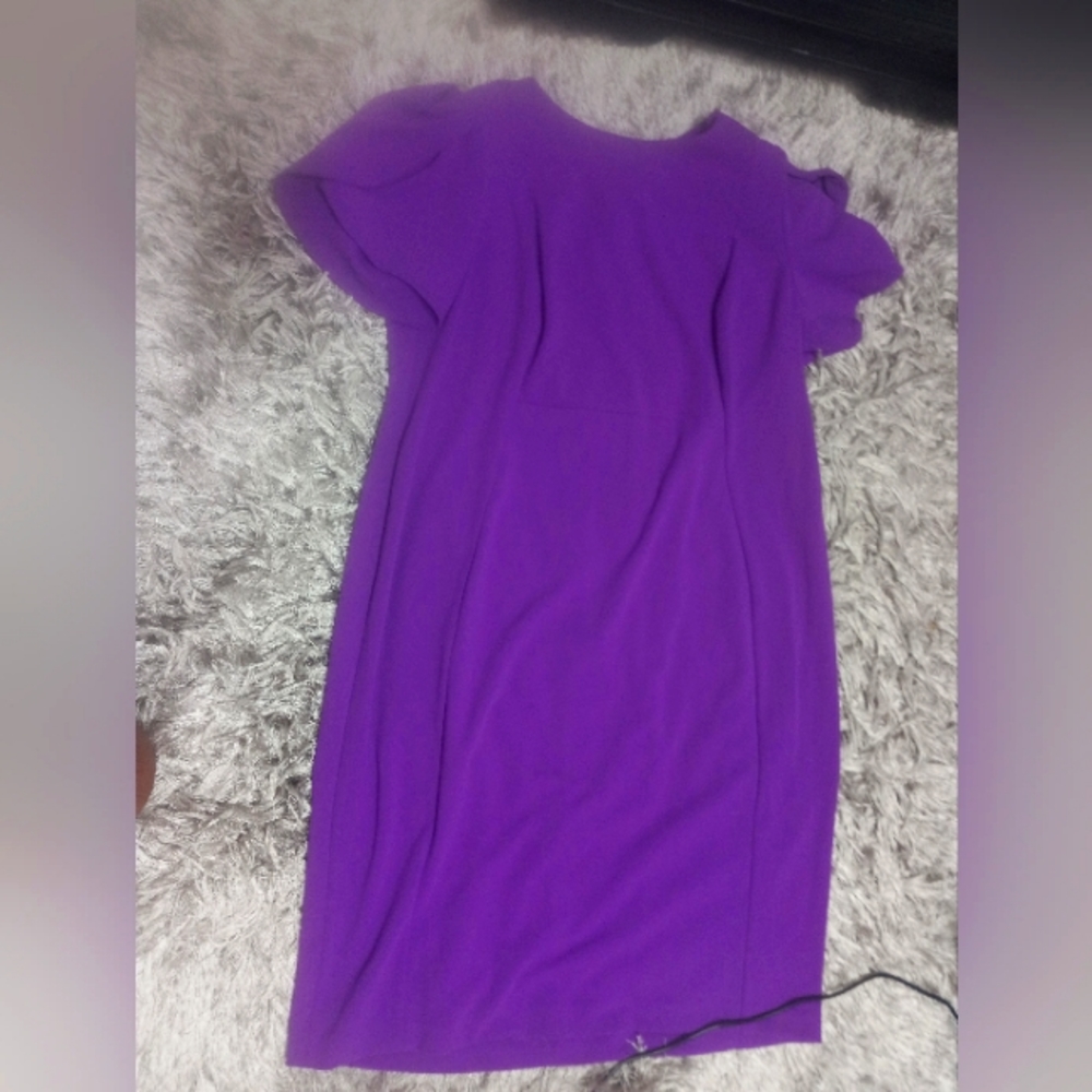 Calvin Klein Purple Dress
